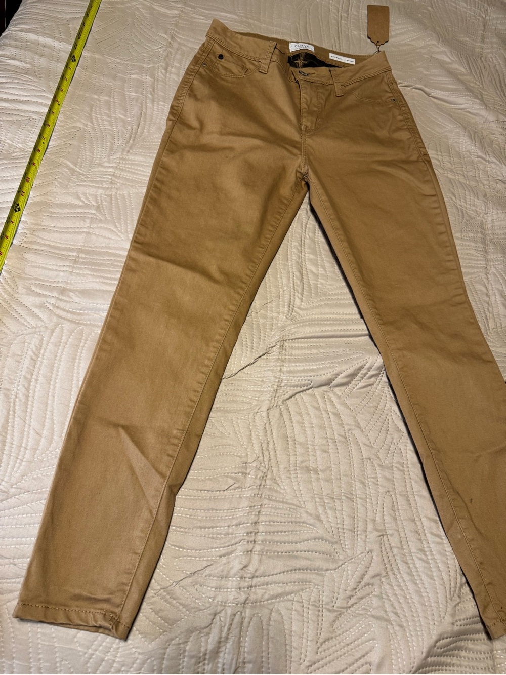 Curve Appeal women’s Pants - Tan soft feel. Minimalist Jegging Sz 4